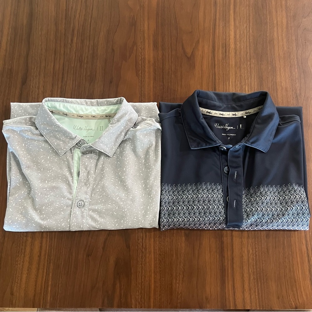 2 Walter Hagen Golf Shirts